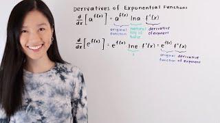 Derivatives of exponential functions | Math with Janine