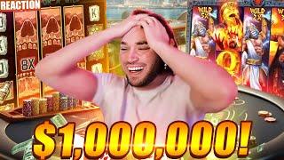 Adin Ross' In a Hot Streak! Slots & Blackjack Can't Stop Paying! #reaction