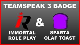 Sparta & Immortal Role Play - Teamspeak 3 Badge Code (NEW)