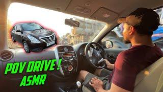 POV Drive In A Nissan Sunny XL Diesel 1.5 | Car ASMR 