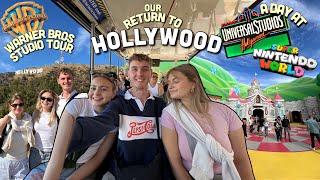 MY FIRST TIME VISITING UNIVERSAL STUDIOS HOLLYWOOD! & THE WARNER BROTHERS STUDIO TOUR!