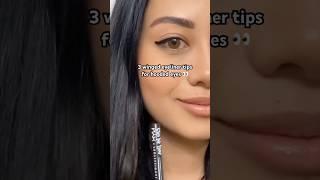 3 winged eyeliner tips for hooded eyes #makeup #hoodedeyes #eyeliner