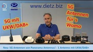 Dietz: 5G LTE Panorama Antennen für Wohnmobilrouter v. CamperNet und Teltronika