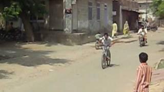 atif rocky wheeler wheelie on cycle