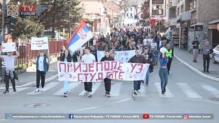 Sedmi skup podrške studentima u Prijepolju: „Pokaži bunt, dođi na skup“