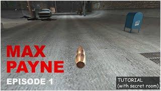 Retro Games - Max Payne, Walkthrough Gameplay - Episode 1, Tutorial - No Commentary (secret room)