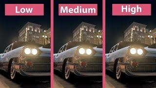 Mafia 3 – PC Low vs. Medium vs. High detailed Graphics Comparison 1440p