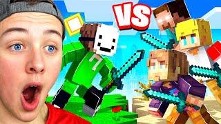 DREAM vs EVERYONE Minecraft BATTLE! (Full Fight)