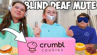 BAKING BLIND, DEAF, MUTE *crumble cookies*