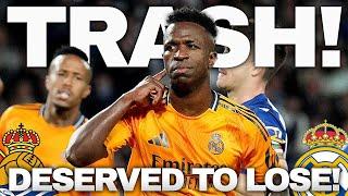 ABSOLUTE TRASH  WE DESERVED TO LOSE! BIBLICAL STINKER BY VINI | Real Sociedad 0-2 Real Madrid