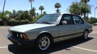 1982 BMW 735i E23 Euro Spec. Start Up, Exhaust, In Depth Look, and Data Overview.