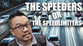 Who is wrong? The speeders or the speed limit drivers? #motorcycle #thelaw #law #question #motovlog