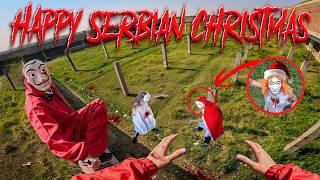 MONEY HEIST vs SERBIAN LADY DANCING ESCAPE IN REAL LIFE 37.0 (HORROR PARKOUR POV)