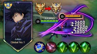 20 KILLS! JULIAN NEW CHEAT BUILD THAT CAN RANK UP FAST! (julian best build 2024) - Mobile Legends