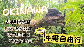 自駕玩沖繩OKINAWA(三) | 蝦蝦飯相見恨晚 | 無料包場沙灘 | 古宇利海洋塔俯瞰古宇利島 | 親子景點-恐龍公園 | 唐吉軻德名護店太好逛 | 沖繩自由行