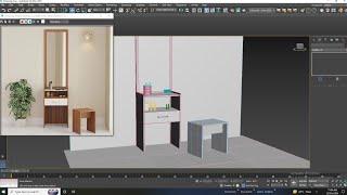 Create A Stunning 3D Dressing Table In 3dsmax