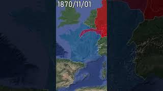 Franco-Prussian War #shorts #animation #map