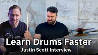 Learn Drums Faster with Justin Scott // Drum Mechanics Podcast Interview