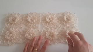 Çiçek Motif Birleştirme ve Şal Kenarı Yapımı