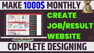 WordPress JOB/Result Website Design Template | How To Create Job Posting Blog On WordPress?