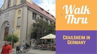 Walking through: Crailsheim in GERMANY