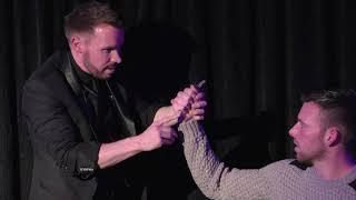 Milton Keynes Magician Performs Amazing Fork Bending - David Penn