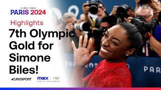 Simone Biles wins vault for her third gold of Paris Olympics  | #Paris2024 #Olympics