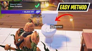 How to EASILY Destroy Toilets Fortnite