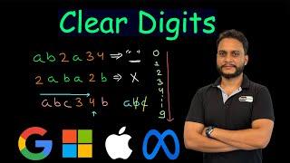 Clear Digits | Leetcode 3174