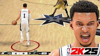 NBA 2k25 Victor Wembanyama Play Now Domination