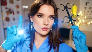 ASMR Detailed Nurse Care  - Roleplay  (Eye, Ears, Face, Orbital Cranial Nerve Exam)