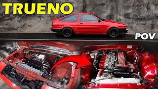 TRUENO with the 4AGE 20V ENGINE  POV  Drive | SL Chop Shop |