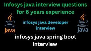 Infosys java interview : Technical discussion of the core java and advance with microservices