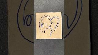 One Line Art With Dog And Cat Friendship  #trending #art #viral #drawing #shortvideo #shorts #short