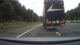 German HGV cuts up Brits