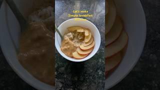 Simple and easy breakfast idea  Part -1 #aestheticvideo #breakfastideas #oatmeal #youtubeshorts