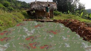 Orphan boy - Gardening, raising fish, picking coconut tops to exchange for produce to make a living.