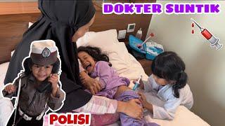 GAWAT! IBU POLISI BANTU ANAK SAKIT DI OBATI DOKTER | DOKTER-DOKTERAN ‍️| QIFA AGUNG