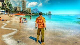 Beach Swimming Gameplay | Water Graphics | Like a Dragon: Pirate Yakuza in Hawaii