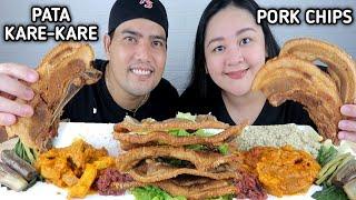 CRISPY PORK BELLY KARE-KARE | FILIPINO FOOD | MUKBANG PHILIPPINES