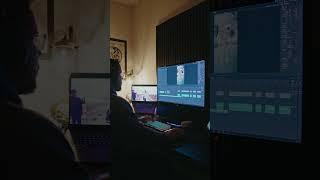 Editing den #editsuite #davinciresolve #c70 #weddingphotography #videoediting