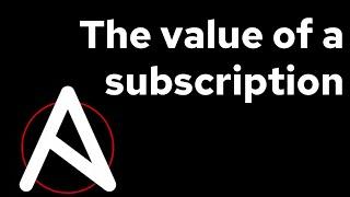 The value of a Red Hat Ansible Automation Platform subscription