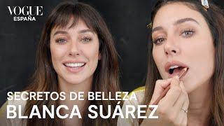 Blanca Suárez: maquillaje de 9 a 9 en tonos tierra con glitter | Secretos de Belleza | VOGUE España