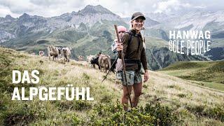 The alpine dairy farmer - on the alp with HANWAG Sole People Katharina Krepold