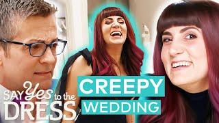 Halloween Obsessed Bride Wants A Creepy Wedding With A BLACK Dress! | Say Yes To The Dress