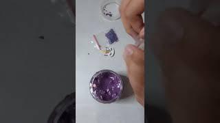 (ASMR) CRUNCHY UNICORN SLIME #shorts #asmr #slime #satisfying