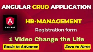 Angular CRUD | Angular Project | Angular Application | Angular CRUD Operations in Hindi / Urdu 