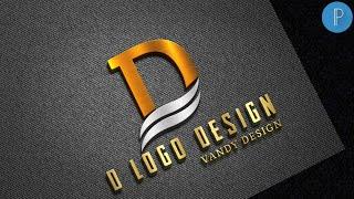 D Style logo Design on pixellab tutorial-Pixellab logo design[Vandy Design]