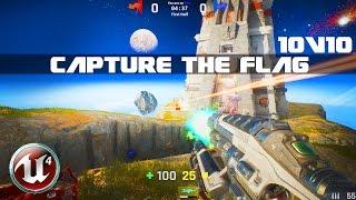 Unreal Tournament 4 - Capture the Flag in Facing Worlds 10v10