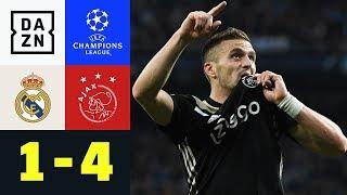 Dusan Tadic glänzt bei Sensation im Bernabeu: Real Madrid - Ajax Amsterdam 1:4 | Champions League